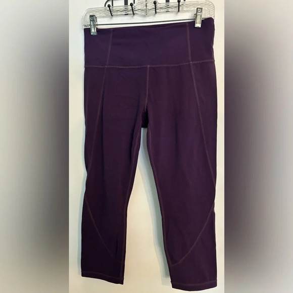 Athleta Deep Purple Leggings - Picture 3 of 4